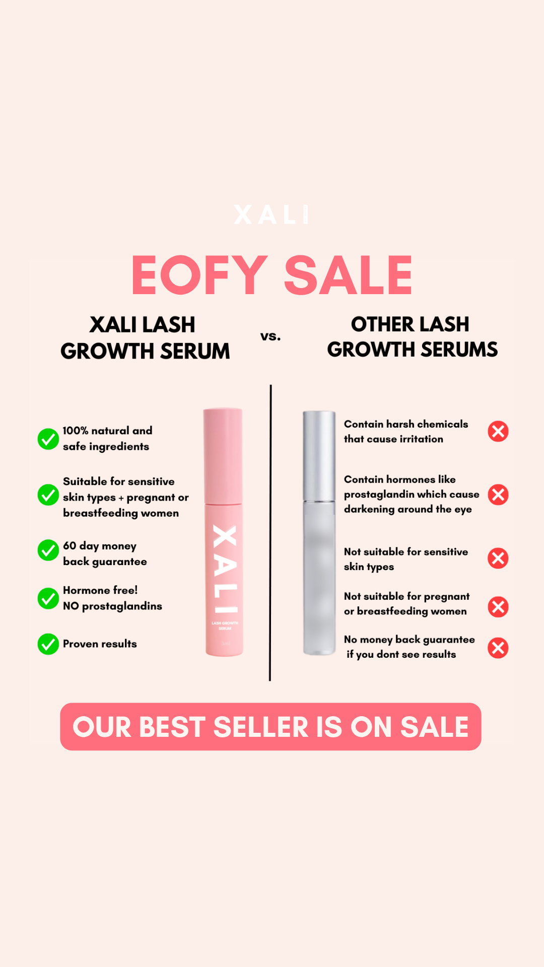 Xali Organics Facebook ad