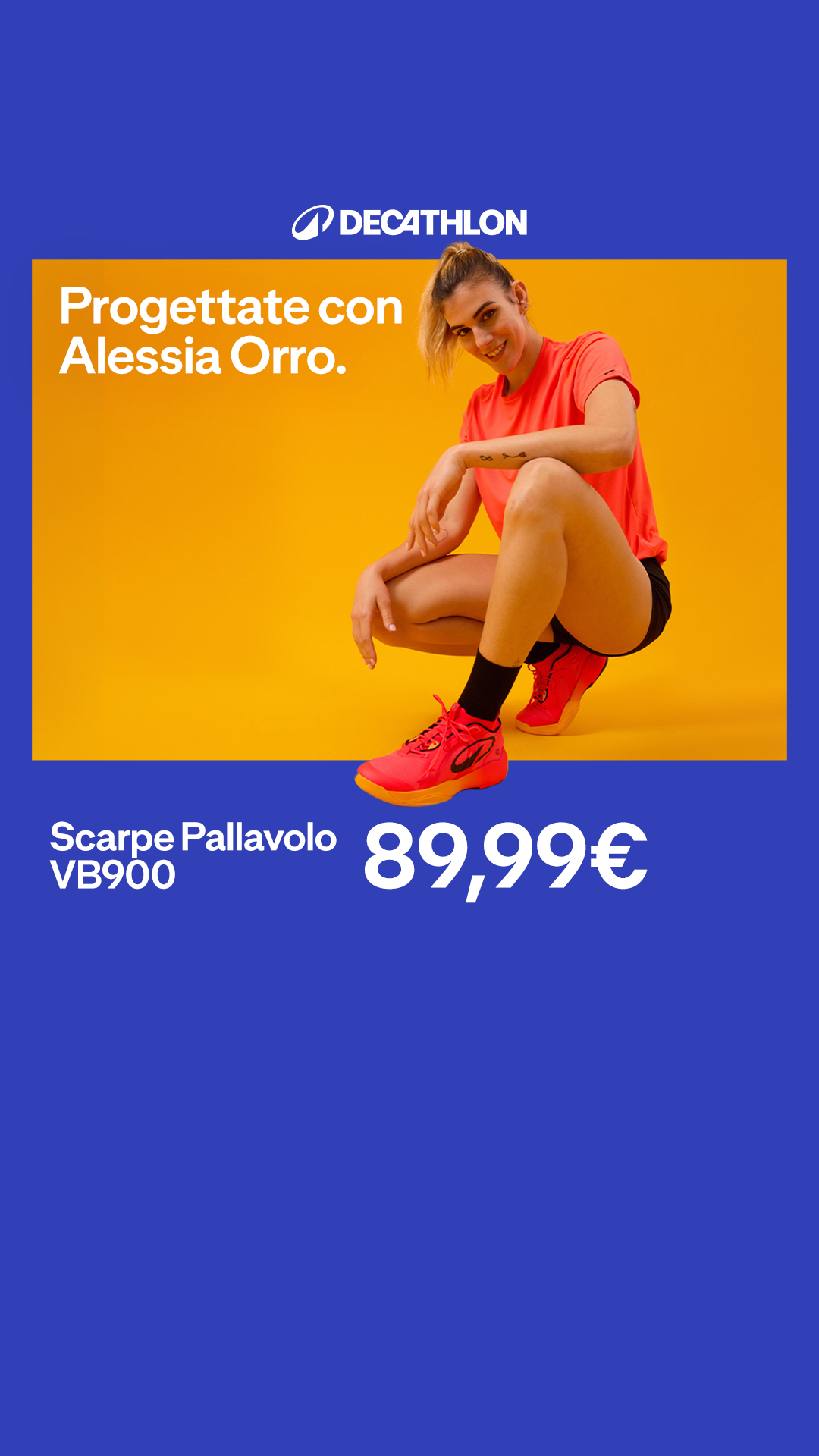 Decathlon Italia Facebook ad: Scarpe Volley