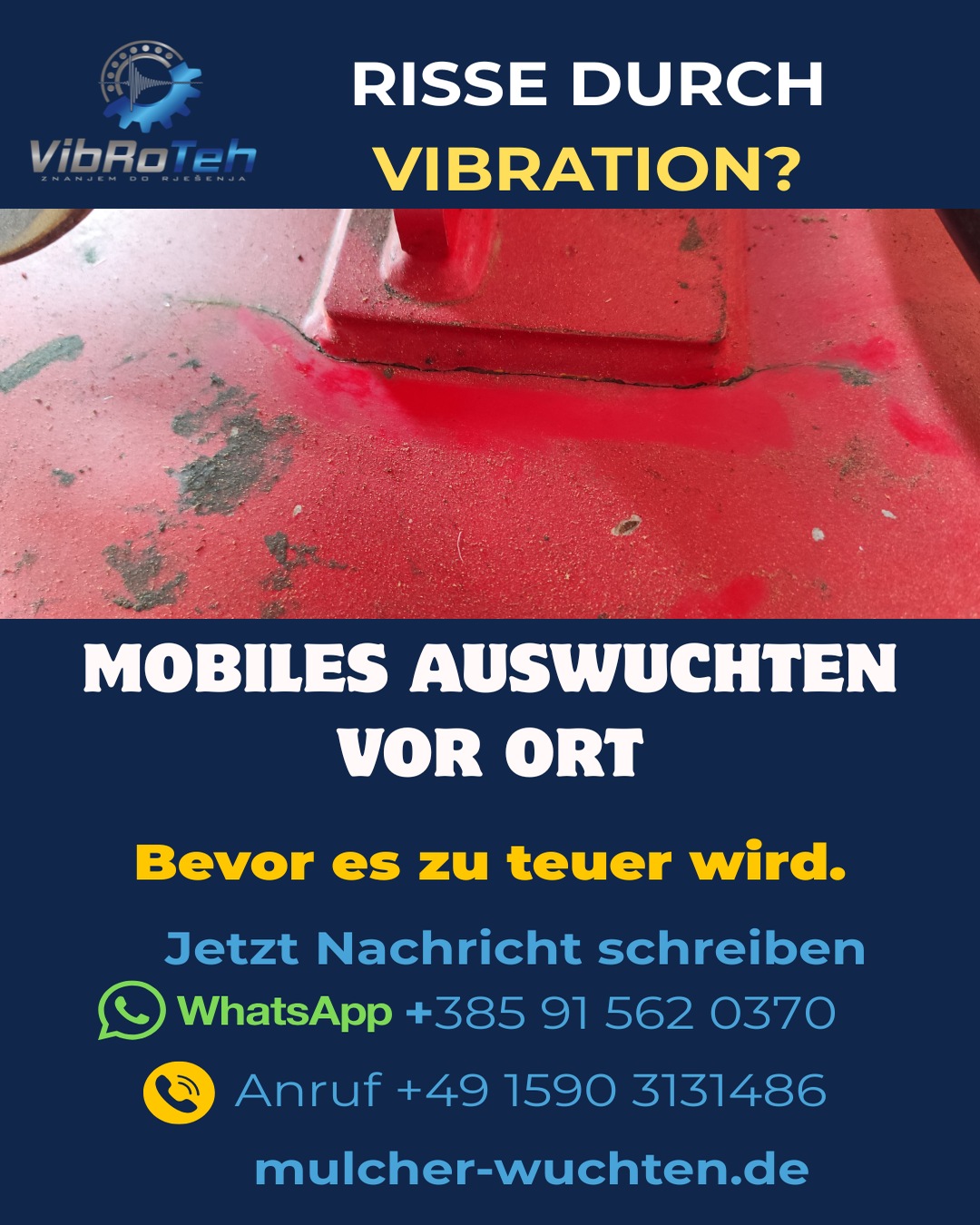 Mulcher und Landmaschinen wuchten Facebook ad