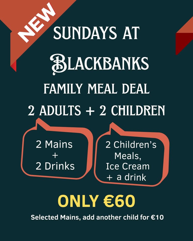 Blackbanks Bar & Grill Facebook ad: Welcome to BlackBanks Bar & Grill - where…