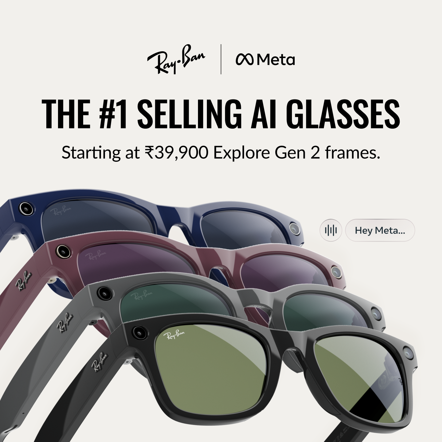 Ray-Ban Meta Facebook ad