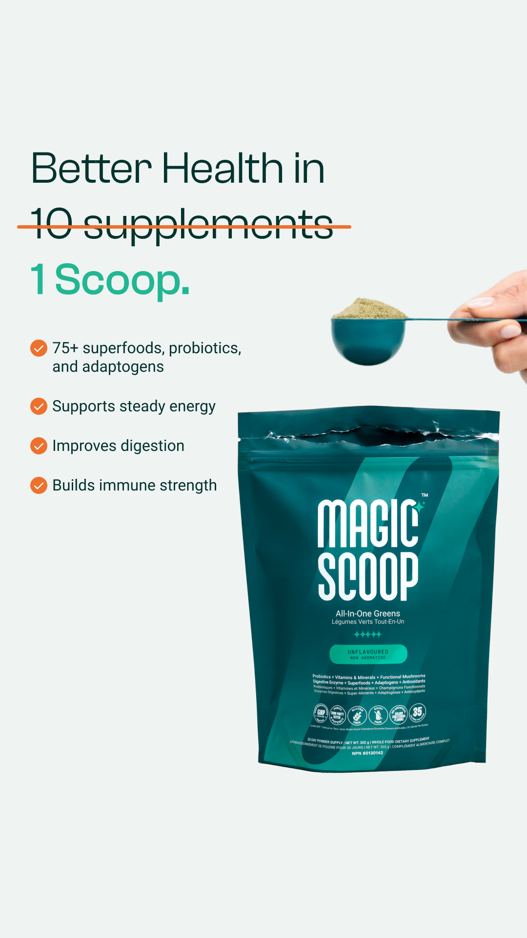 Magic Scoop Facebook ad