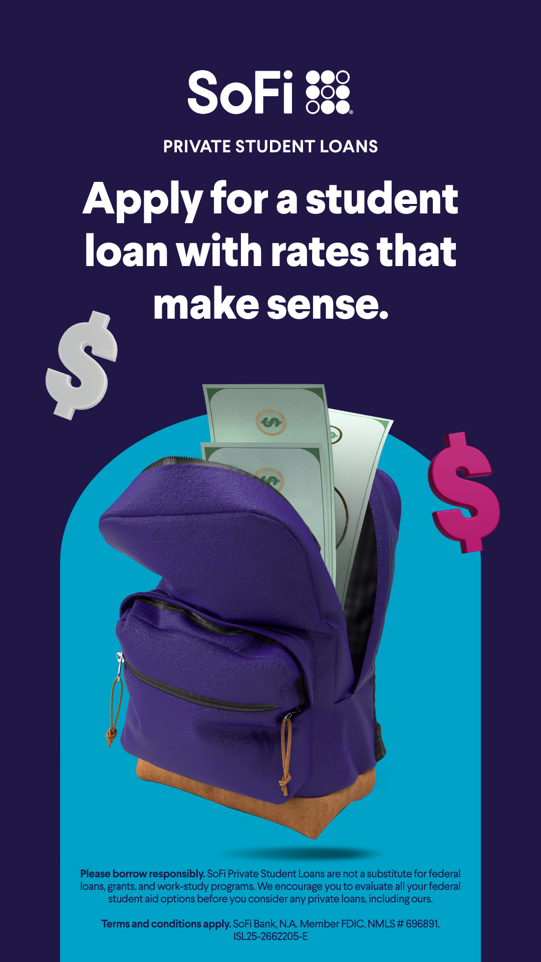 SoFi Facebook ad