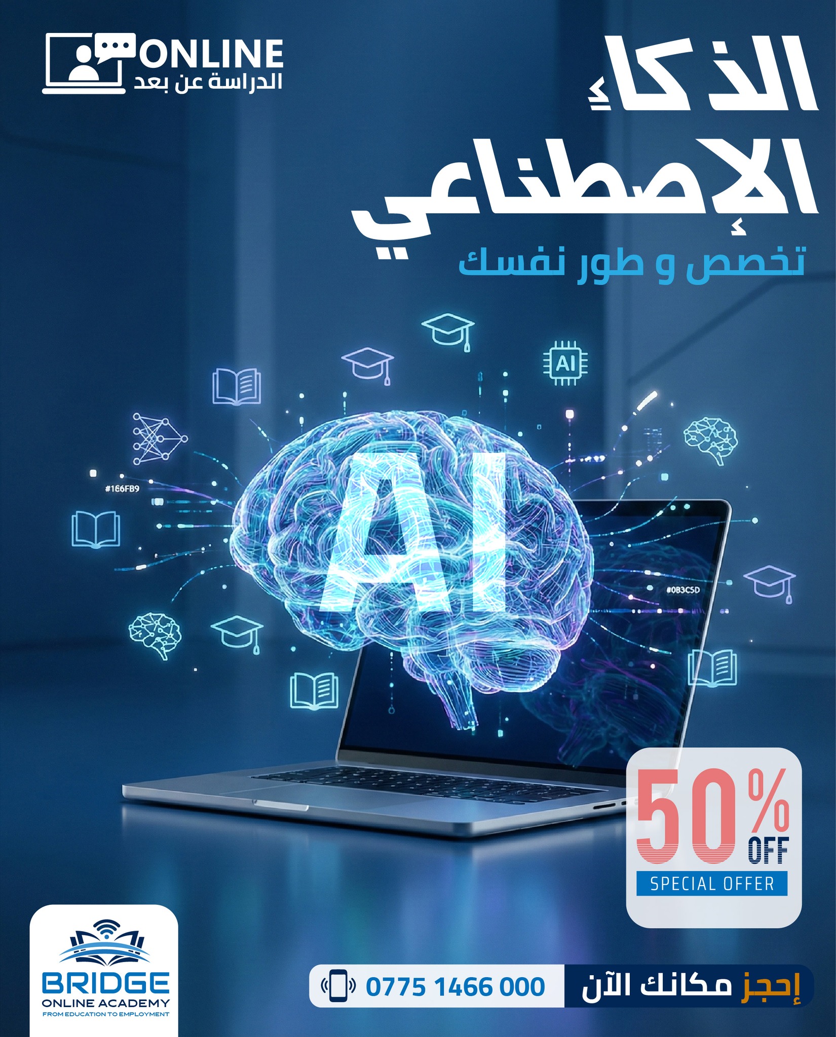Bridge Online Academy Facebook ad