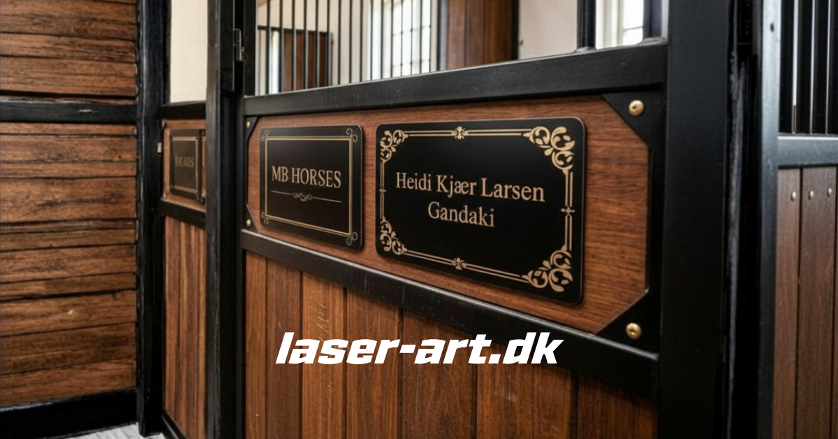 Laser - Art Facebook ad: Laser Art - personlige Laserskårne skilte & gaver Hadsten