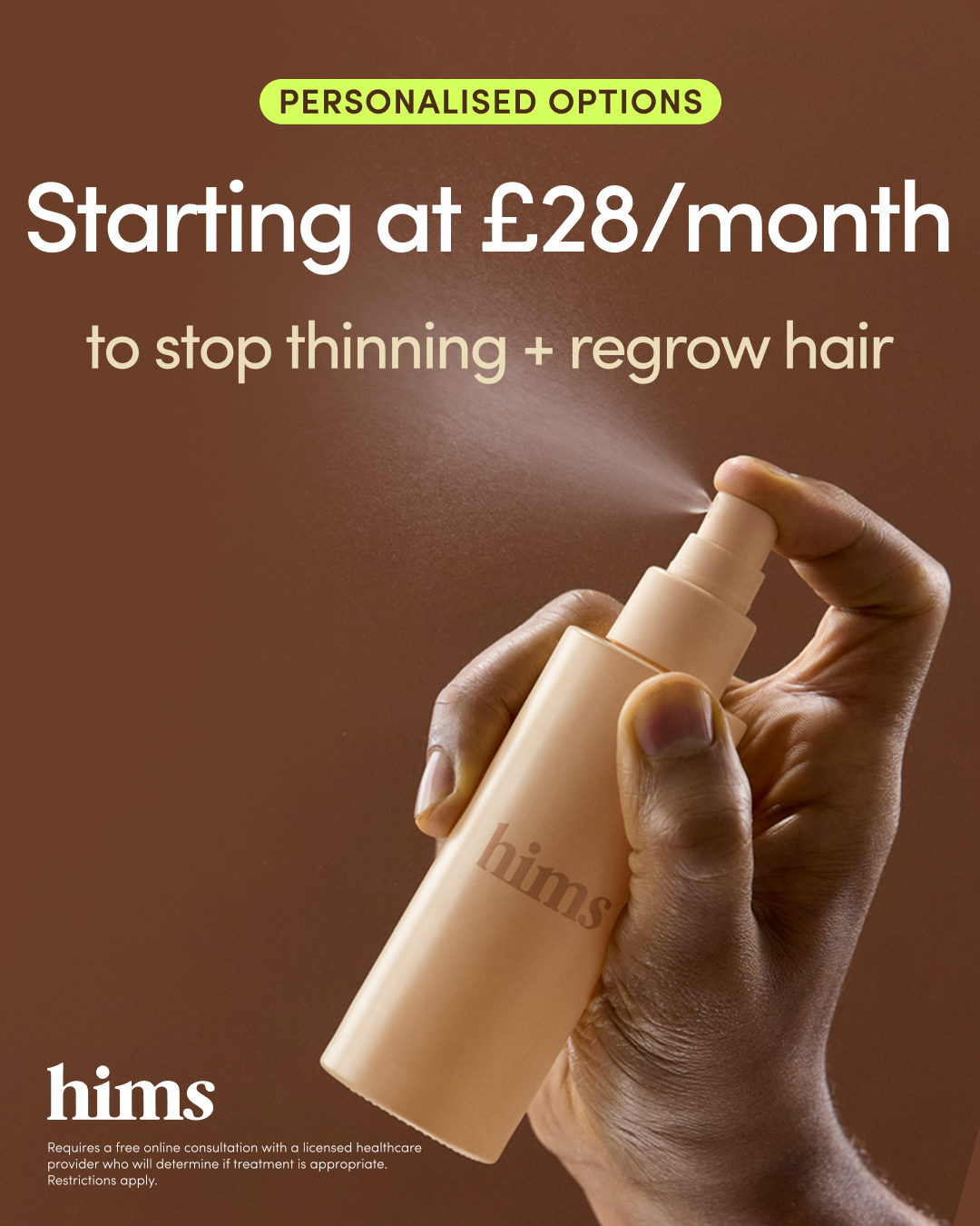 hims Facebook ad