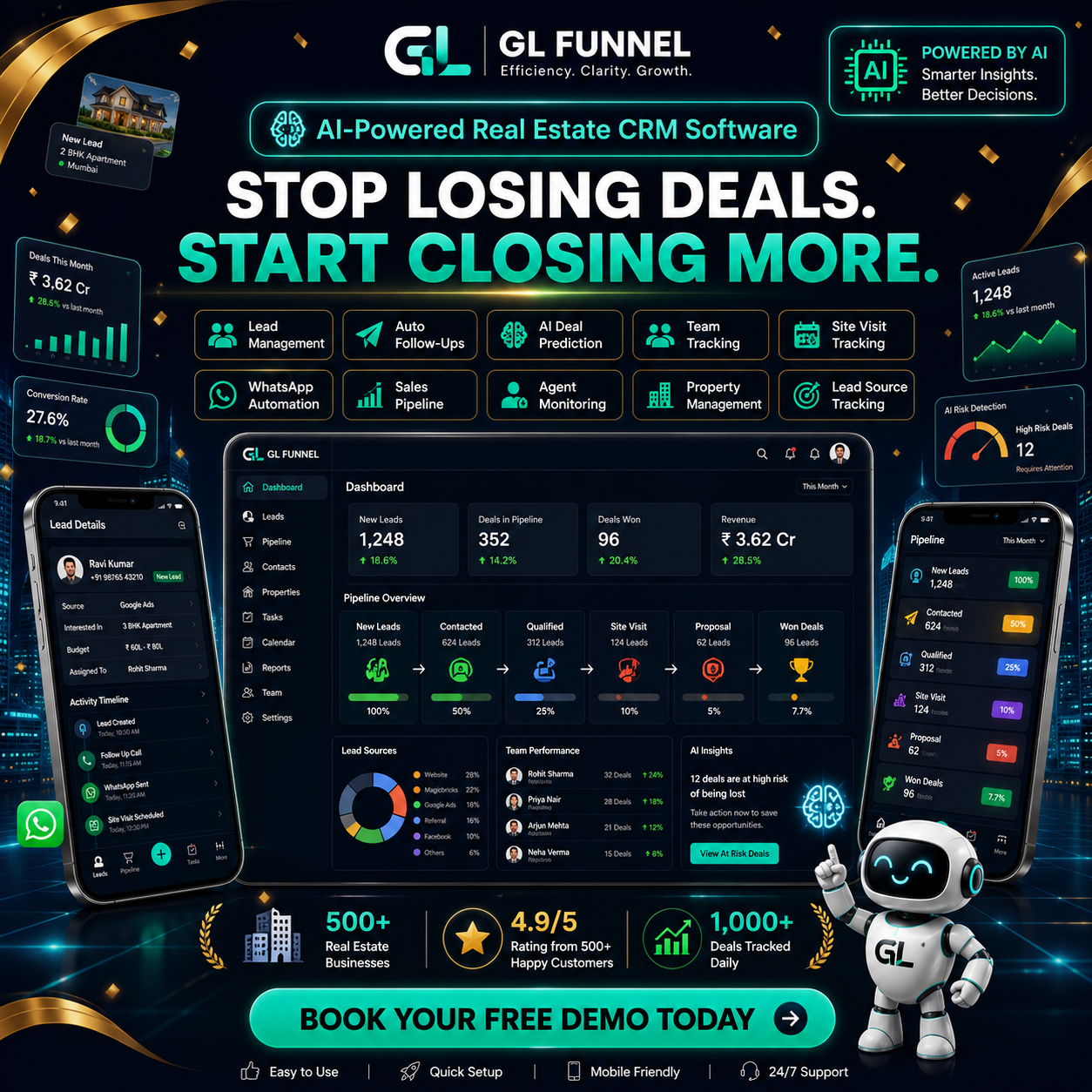 GL Funnel Facebook ad: Still Losing Deals to Builders Who Follow Up Faster?