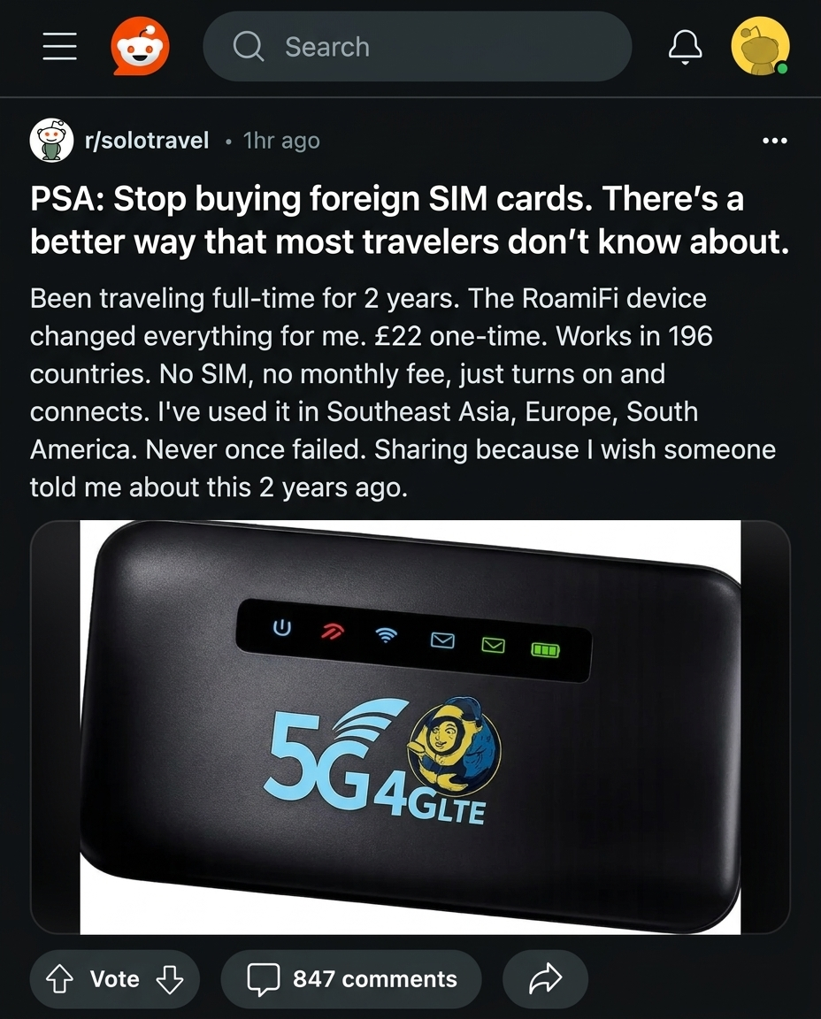 Dr. Laurent Health and Wellness Facebook ad: I added up what I'd spent on international data over three…