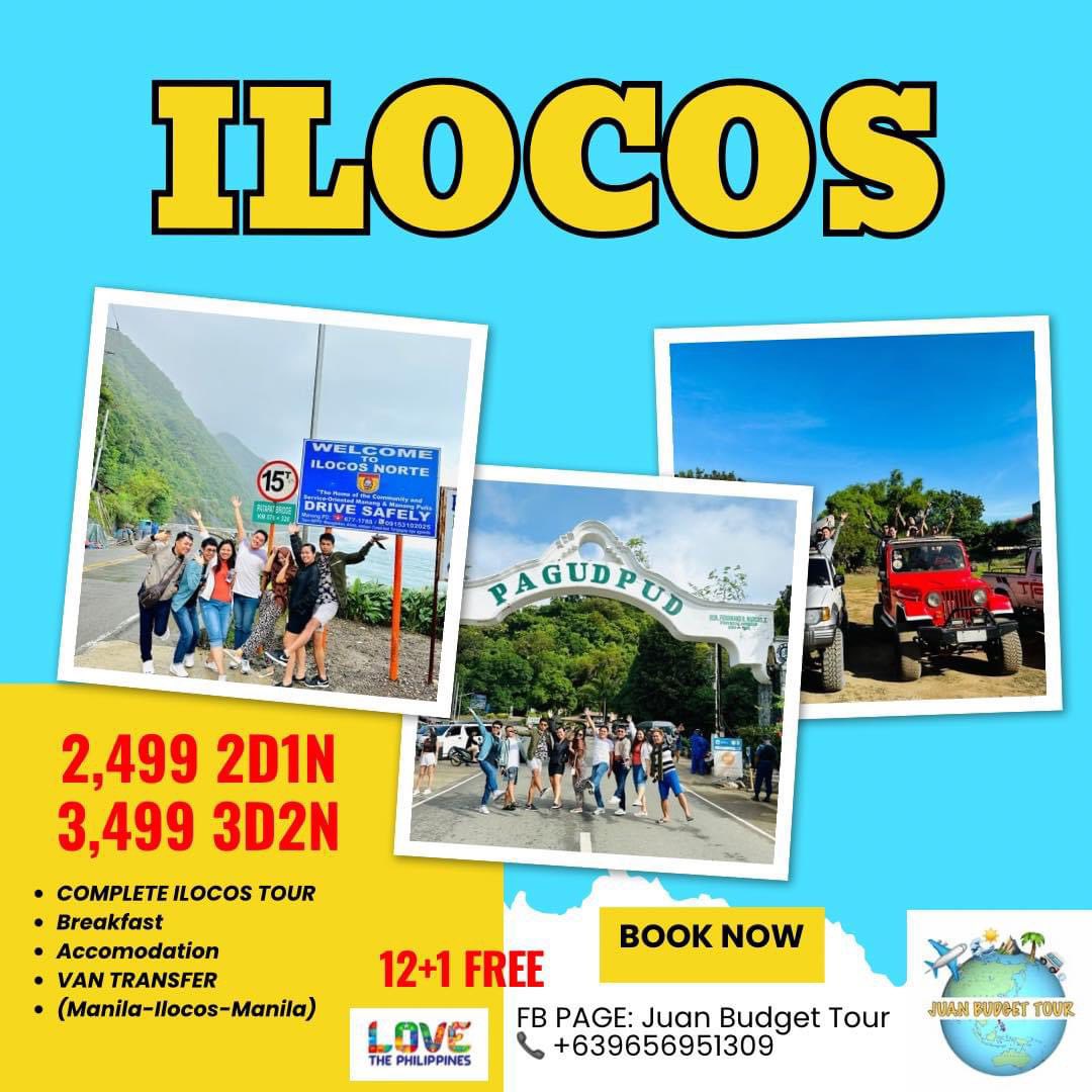 Juan Budget Tour Facebook ad: BOLINAO + HUNDRED ISLANDS