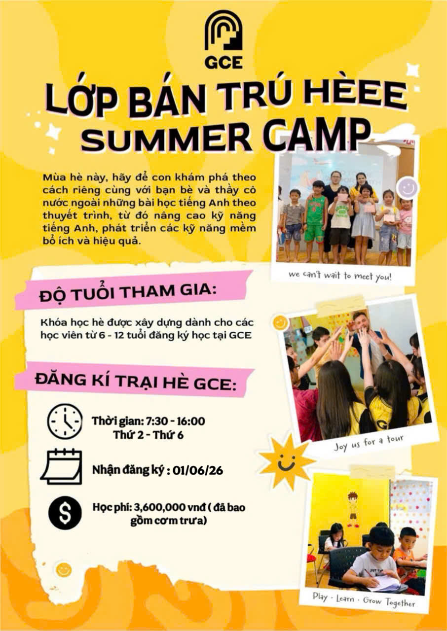Global Citizen English Facebook ad: GCE Summer Camp 2026