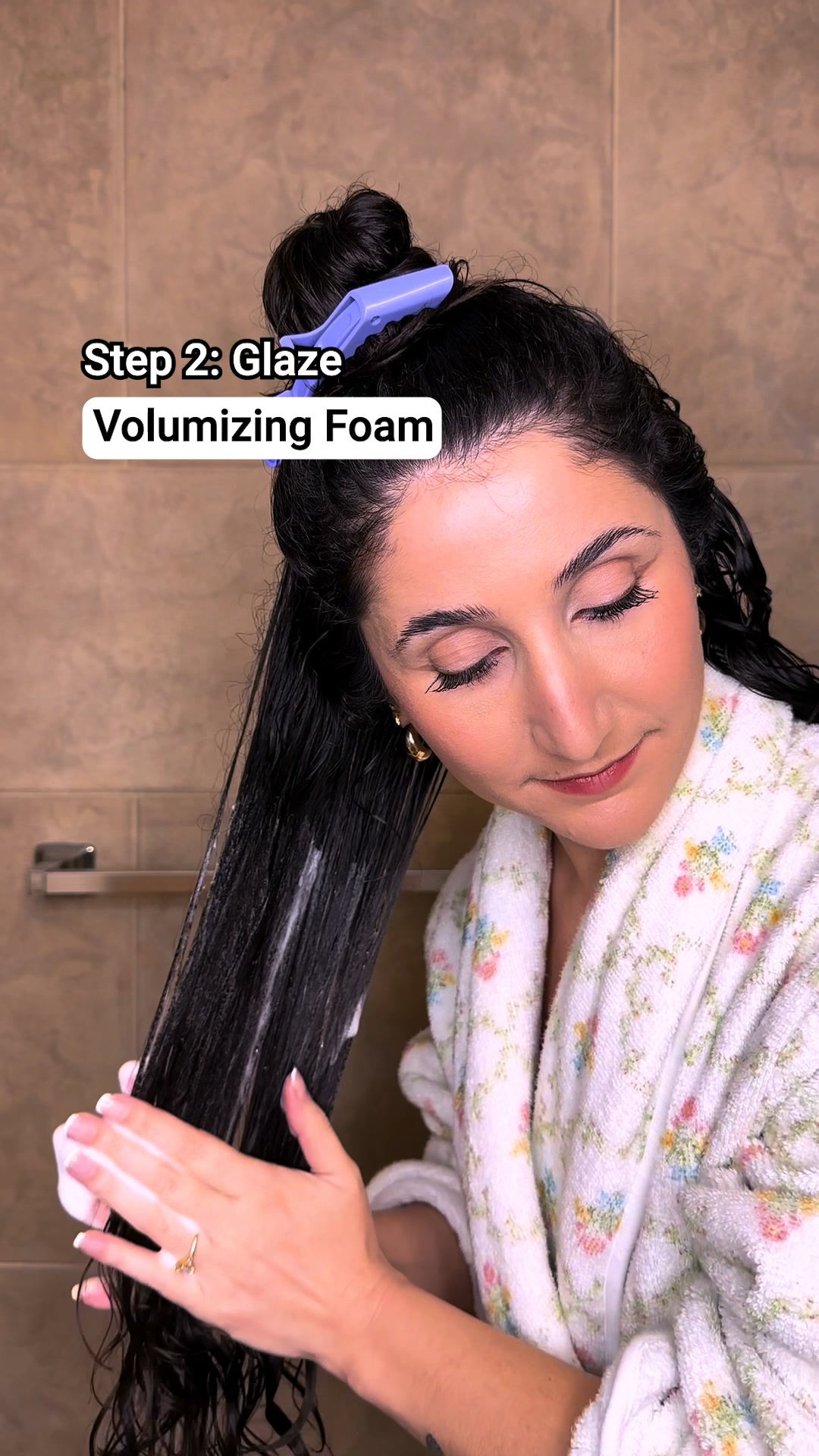 Flora & Curl Haircare Facebook ad: 3 Steps To Stunning Curls