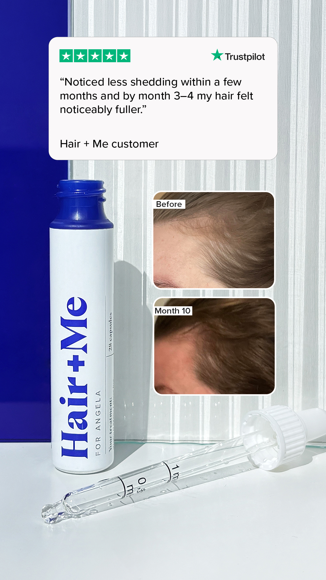 Hair + Me Facebook ad