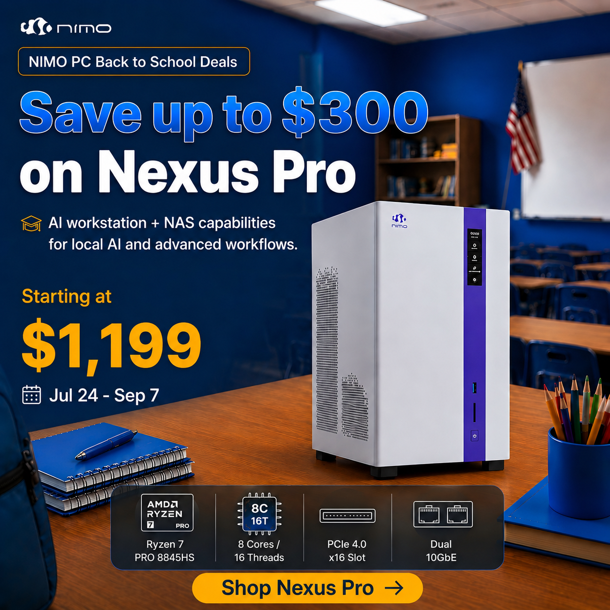 NIMO PC Facebook ad: Complete Your AI Setup