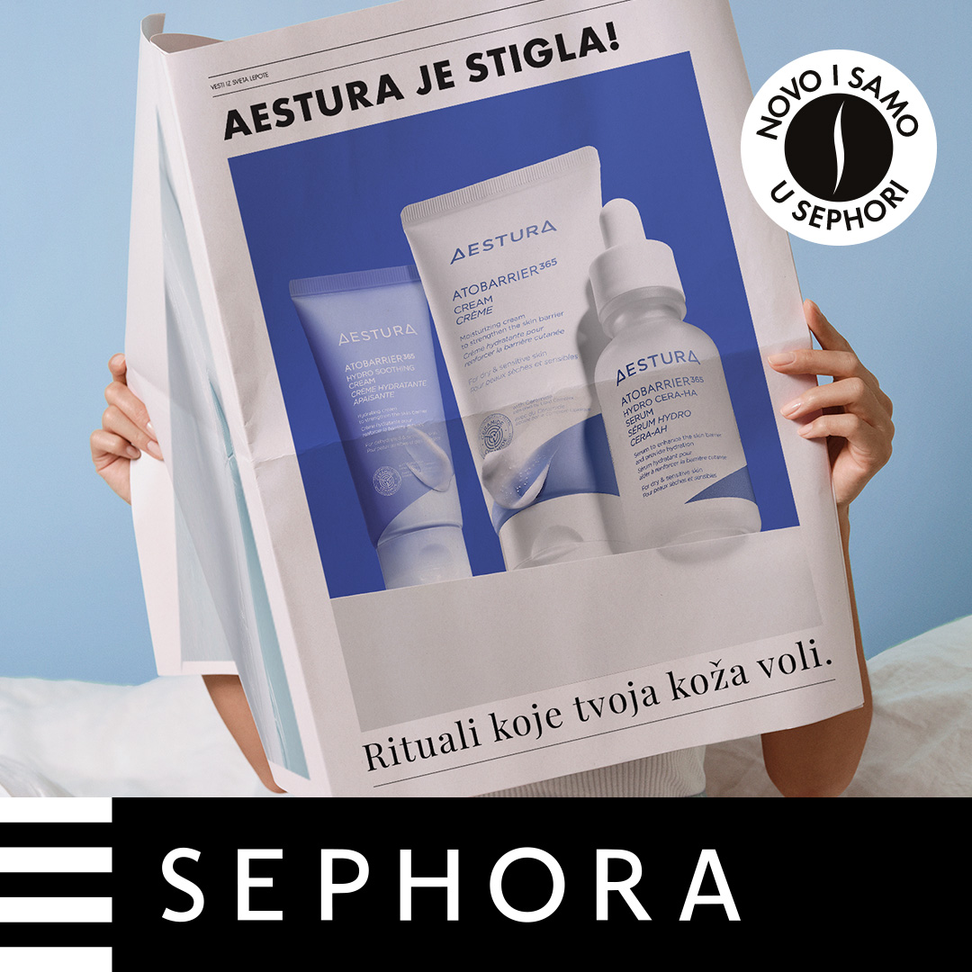 SEPHORA Facebook ad: Aestura - Rituali koje tvoja koža voli.
