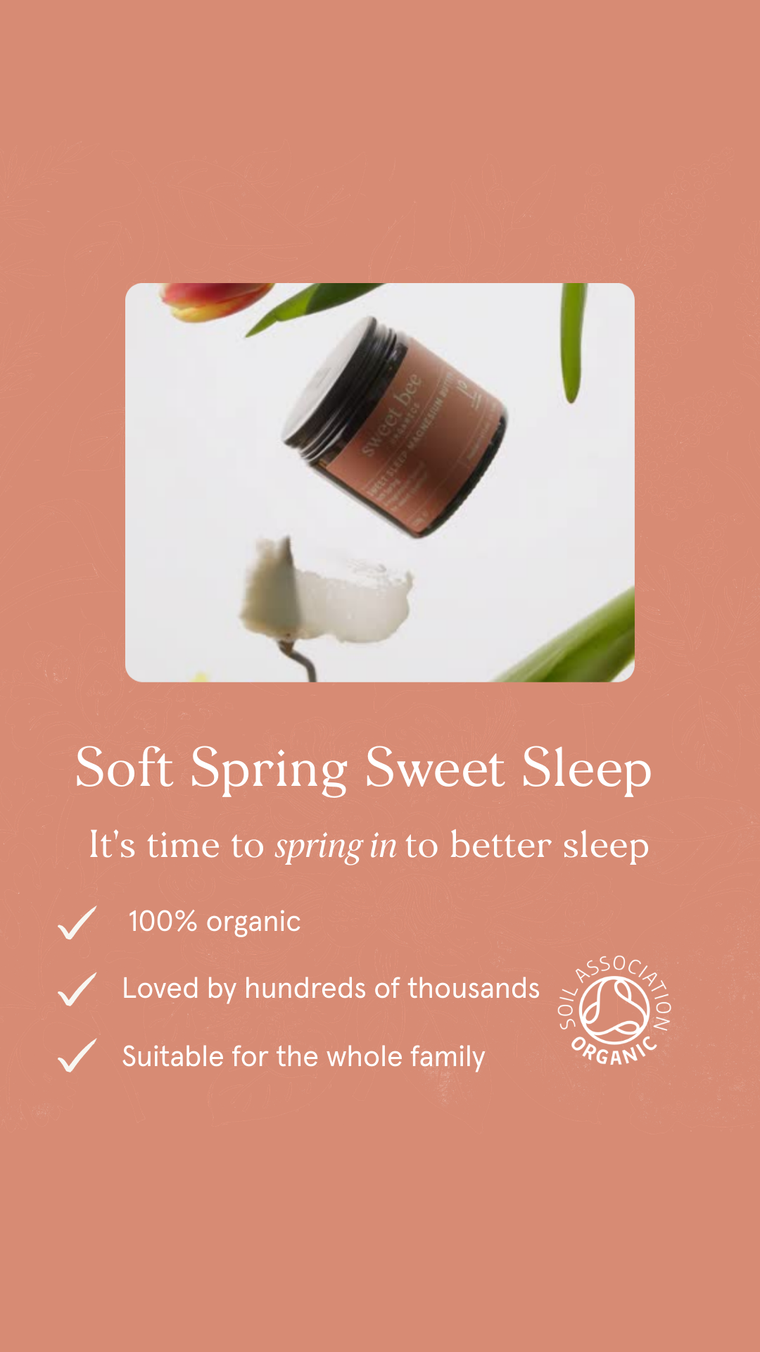 Sweet Bee Organics Facebook ad