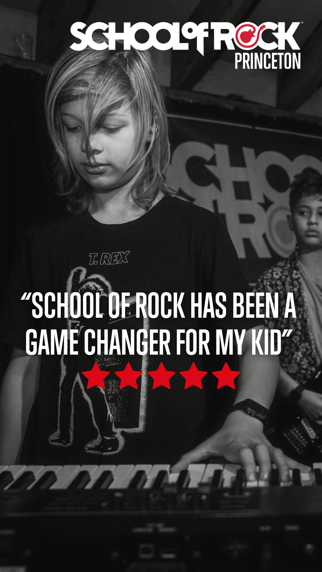 School of Rock Princeton Facebook ad from Jul 26, 2026