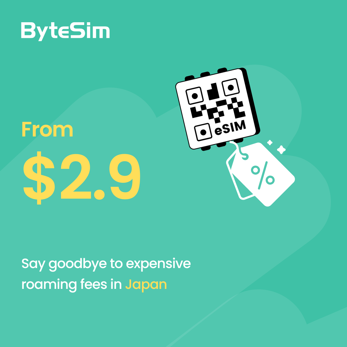 ByteSim Facebook ad