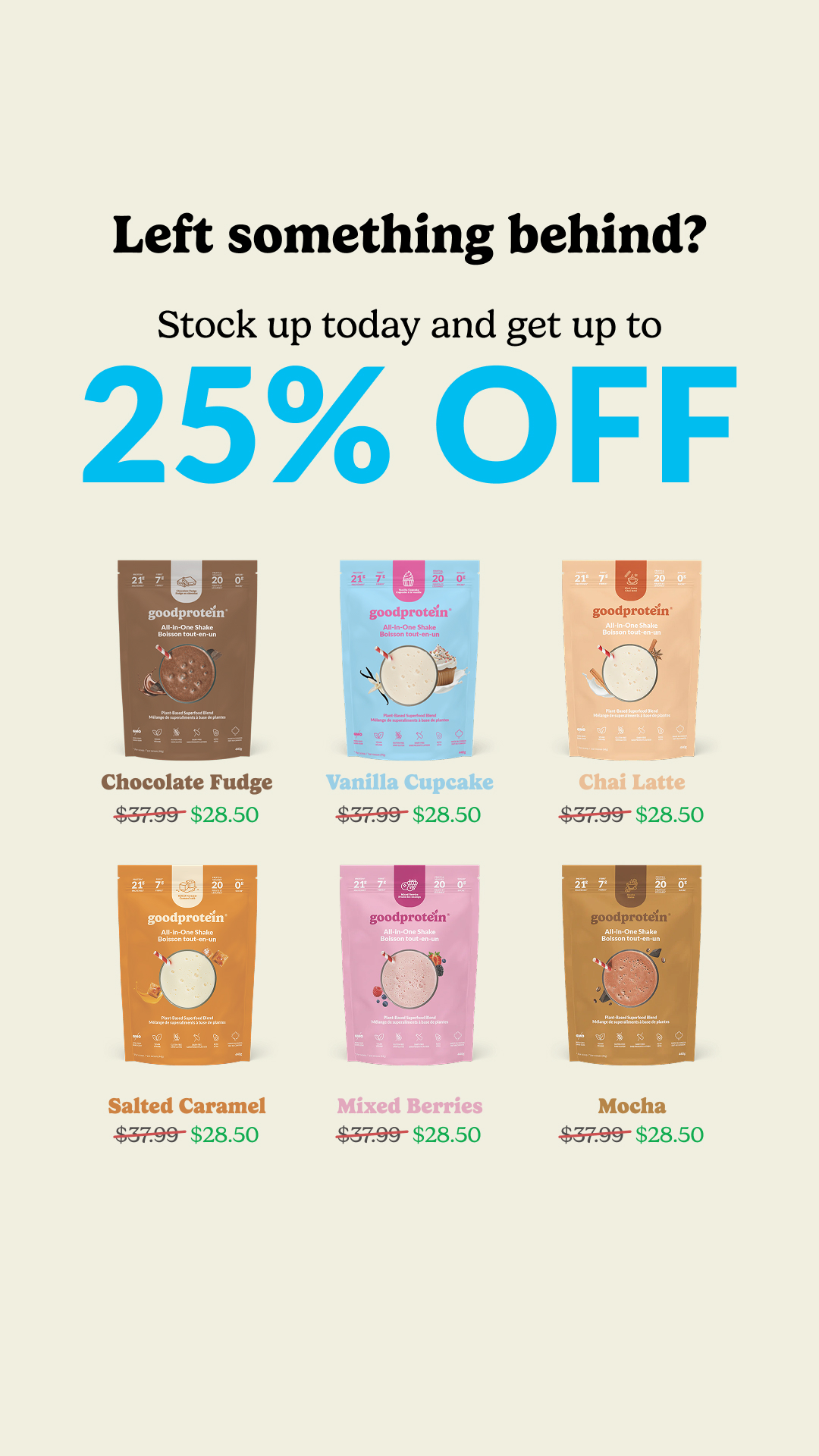 Good Protein Facebook ad