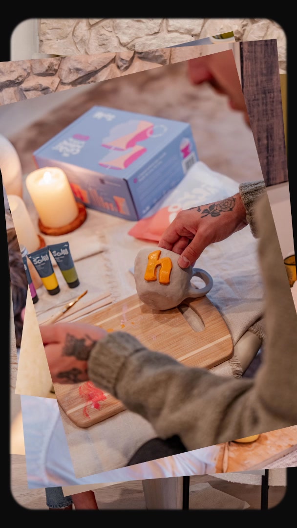 Sculpd Facebook ad: 4 ways to personalize a candle