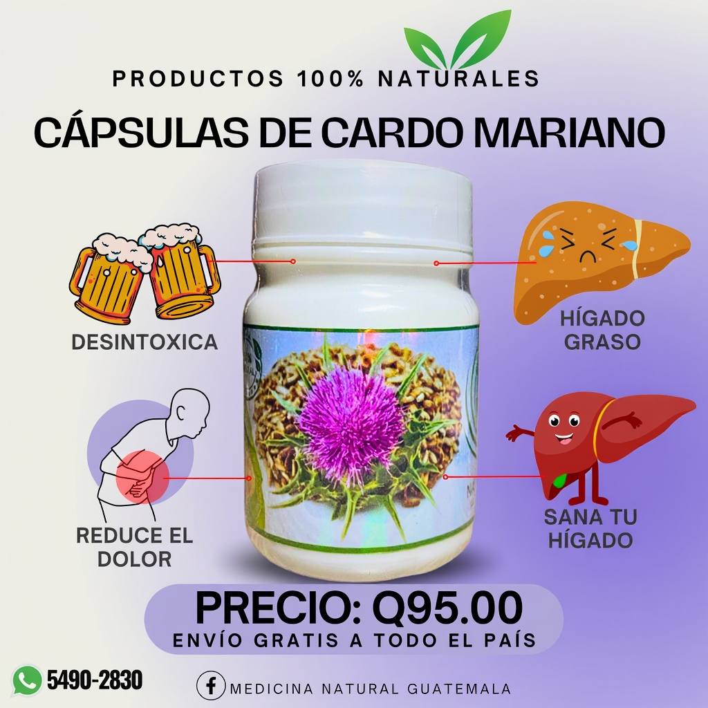 Guate Natural Facebook ad: CUIDA TU HÍGADO
