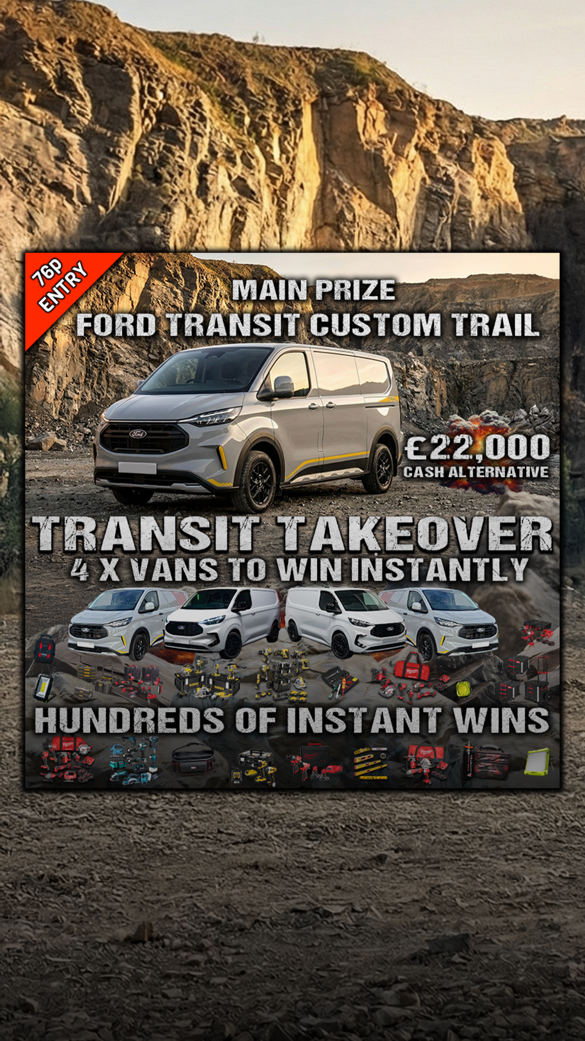 Powertoolmate Prizes Competitions Facebook ad