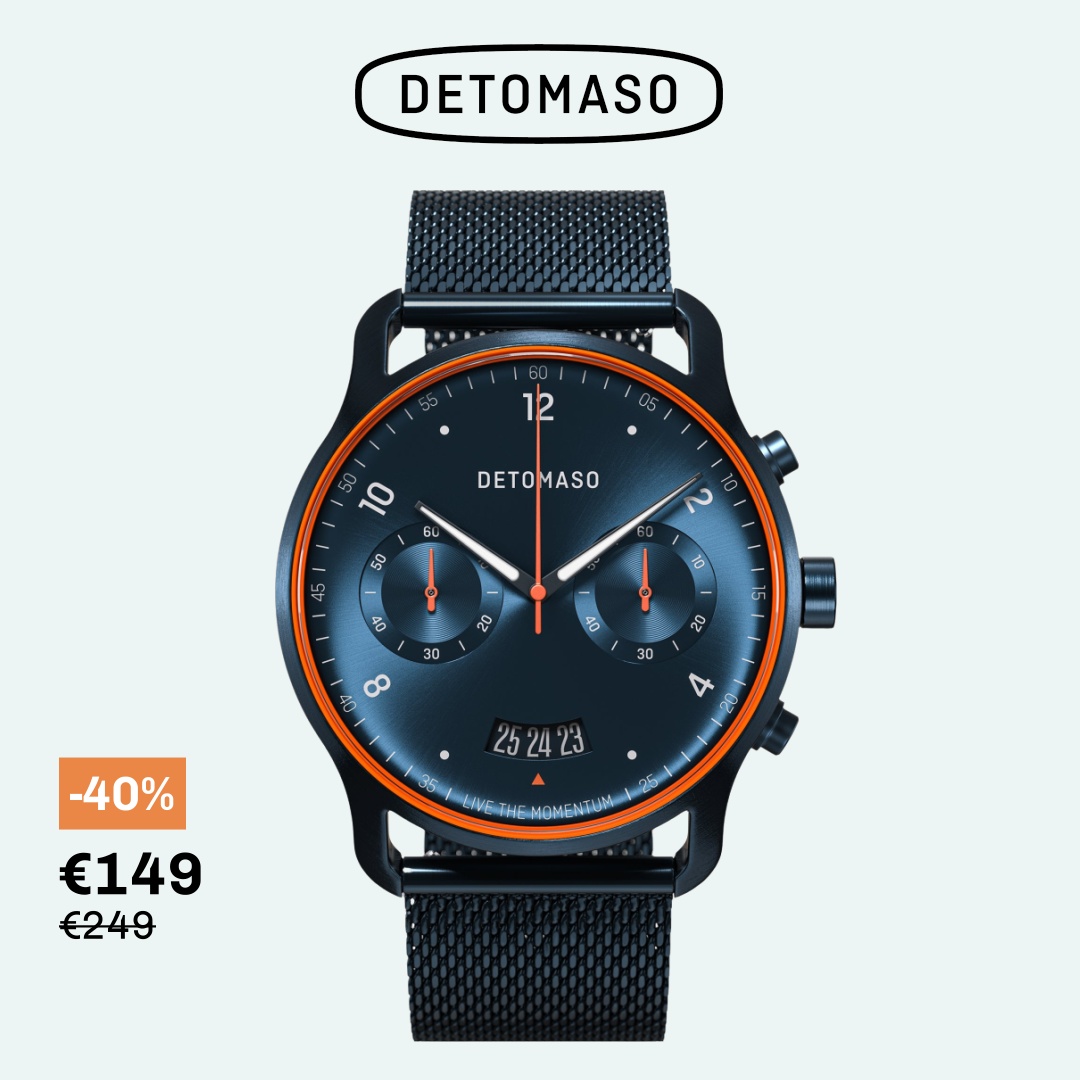 DETOMASO WATCHES Facebook ad