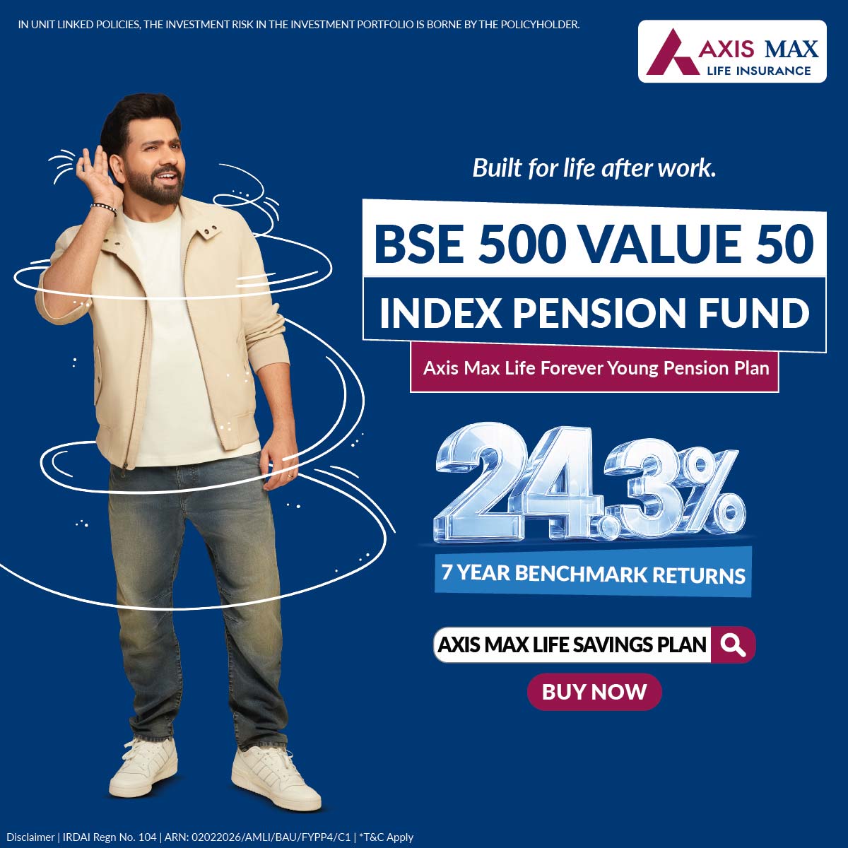 Axis Max Life Insurance Facebook ad