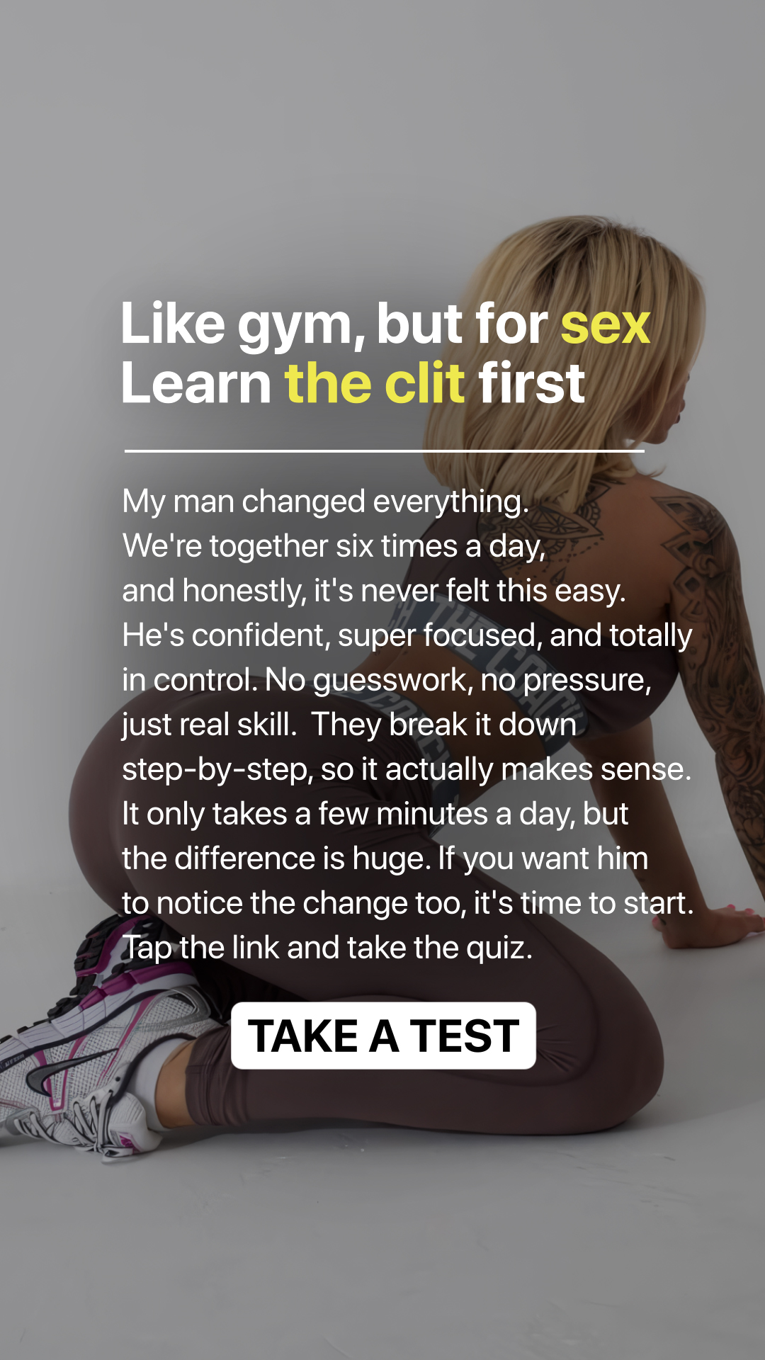 The Coach #1 men's health app Facebook ad