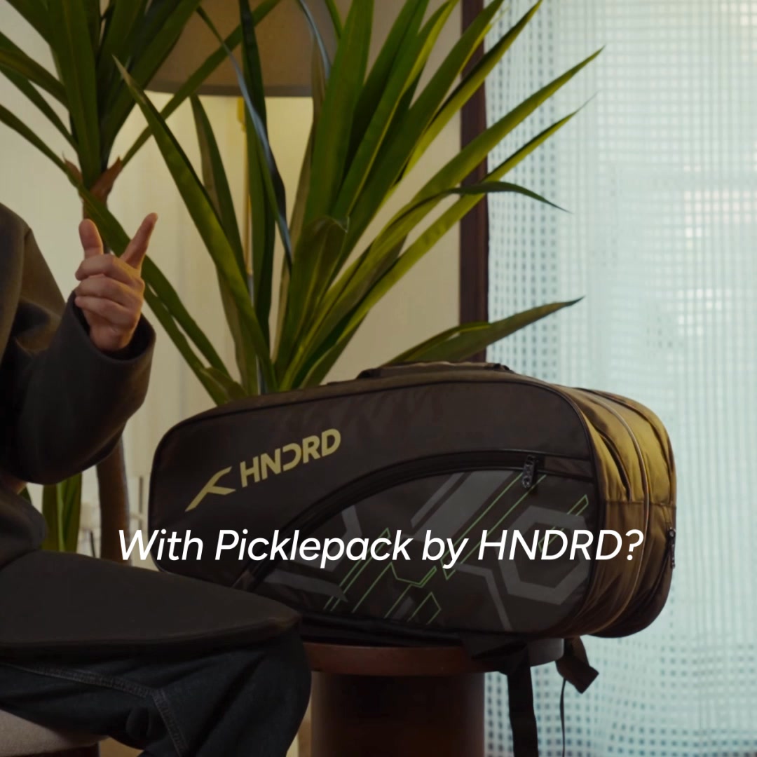 Hundred Facebook ad: Play Pickleball. Play HNDRD.