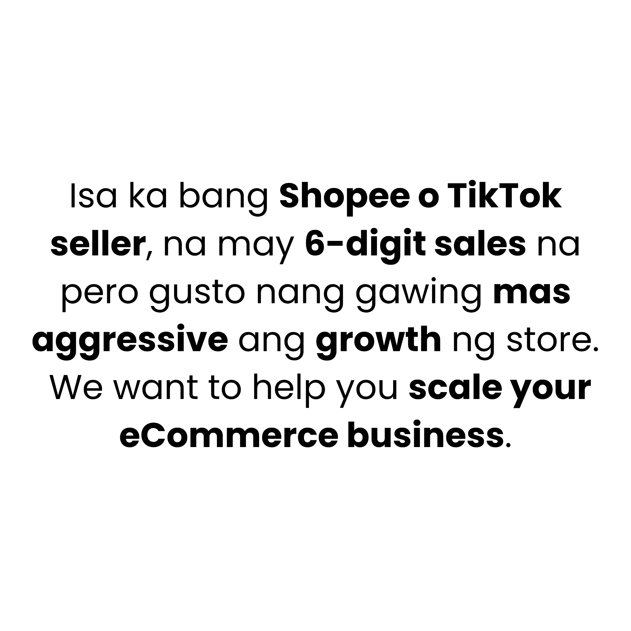 ECOM Accelerator Facebook ad