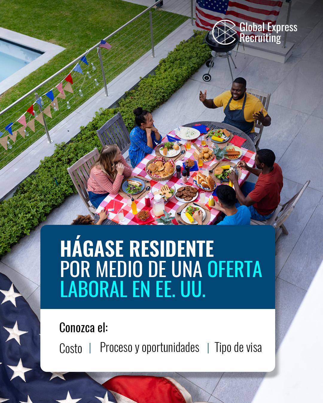 Global Express Recruiting Colombia Facebook ad