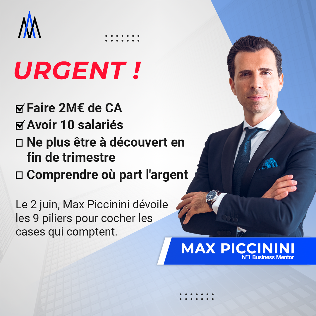 Max Piccinini Facebook ad from May 23, 2026