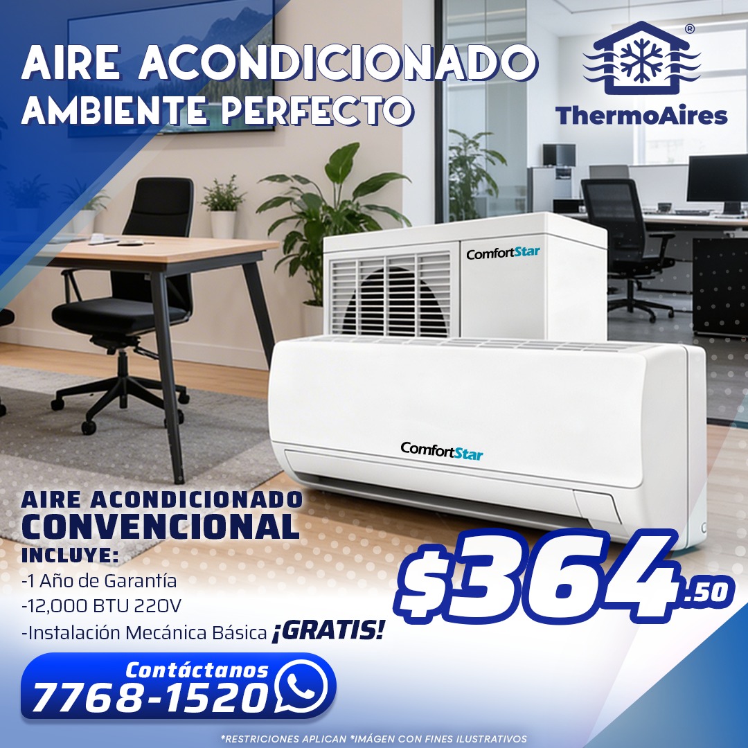 ThermoAires Facebook ad: ULTIMAS UNIDADES.