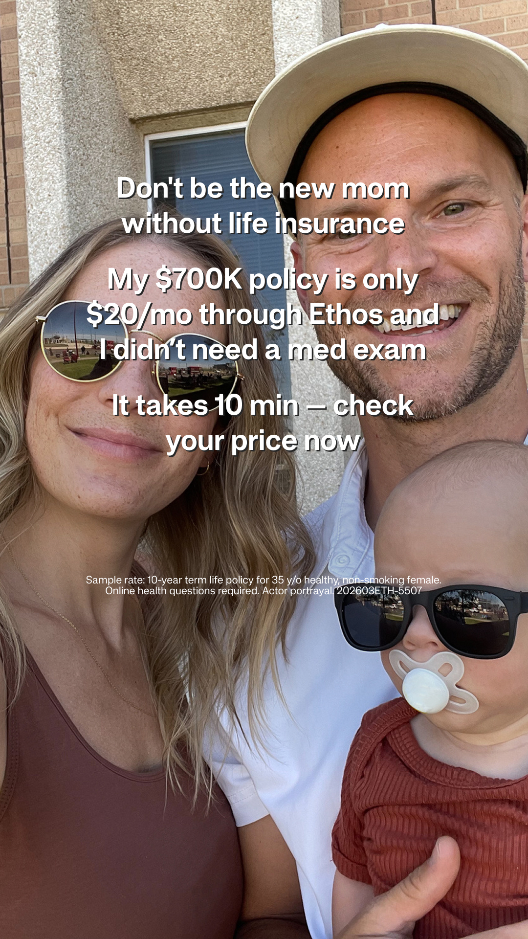Ethos Facebook ad
