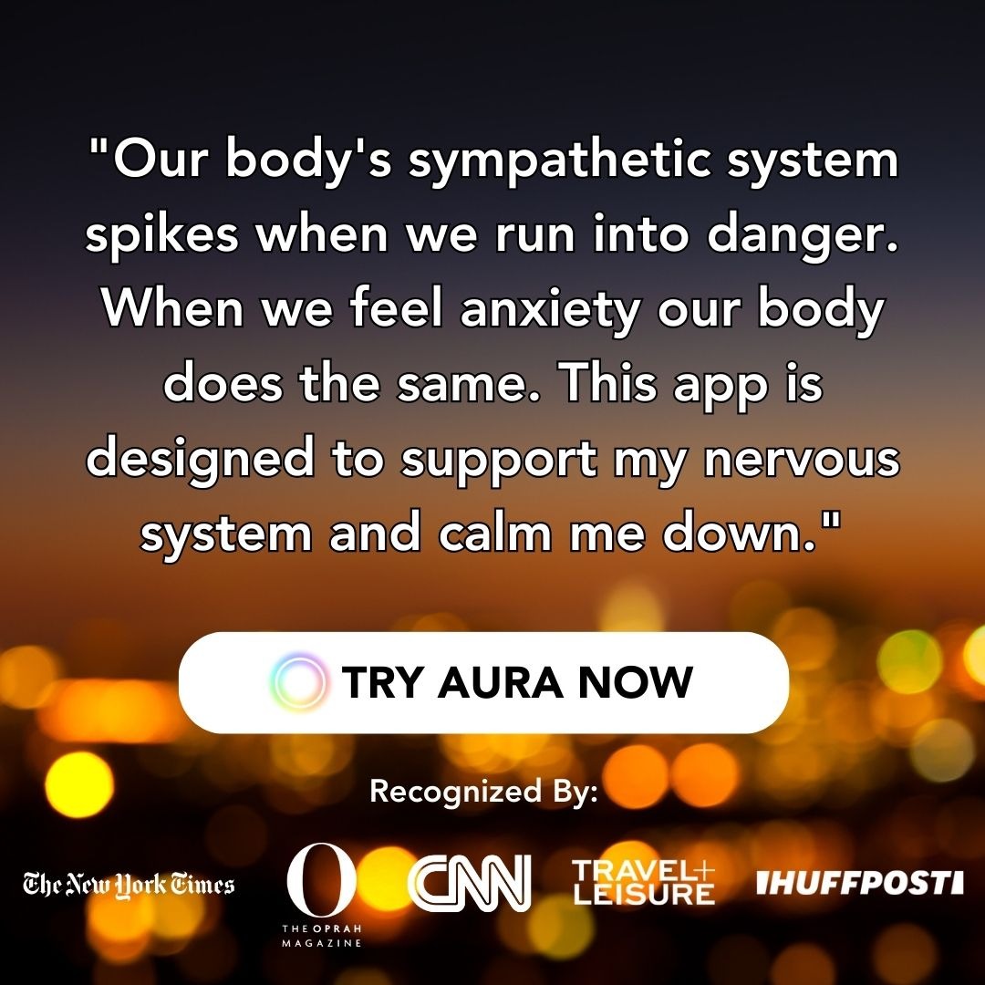 Aura: Find peace every day Facebook ad