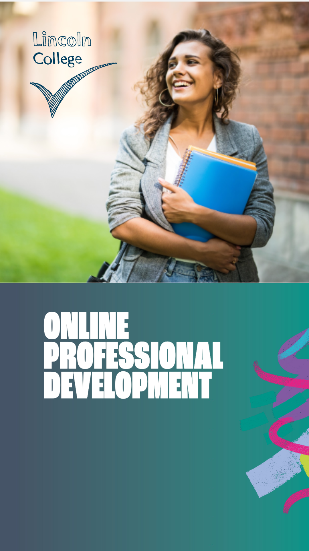 Lincoln College (UK) Facebook ad: Fully Funded Online Courses!