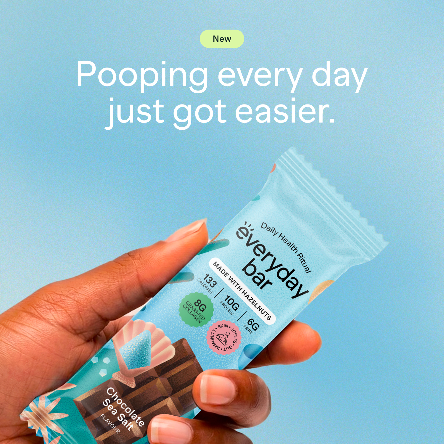 everyday bar Facebook ad: Stay Regular, Feel Better with everyday bar
