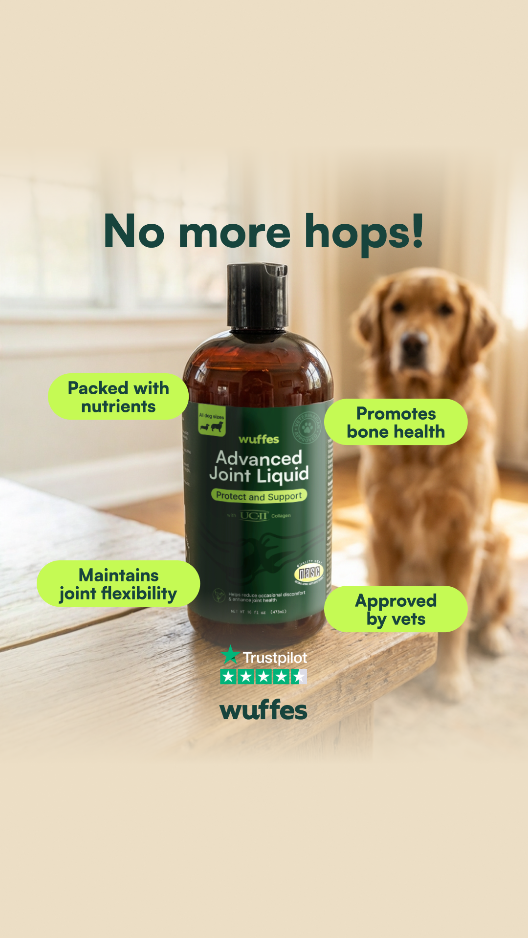 Wuffes Facebook ad