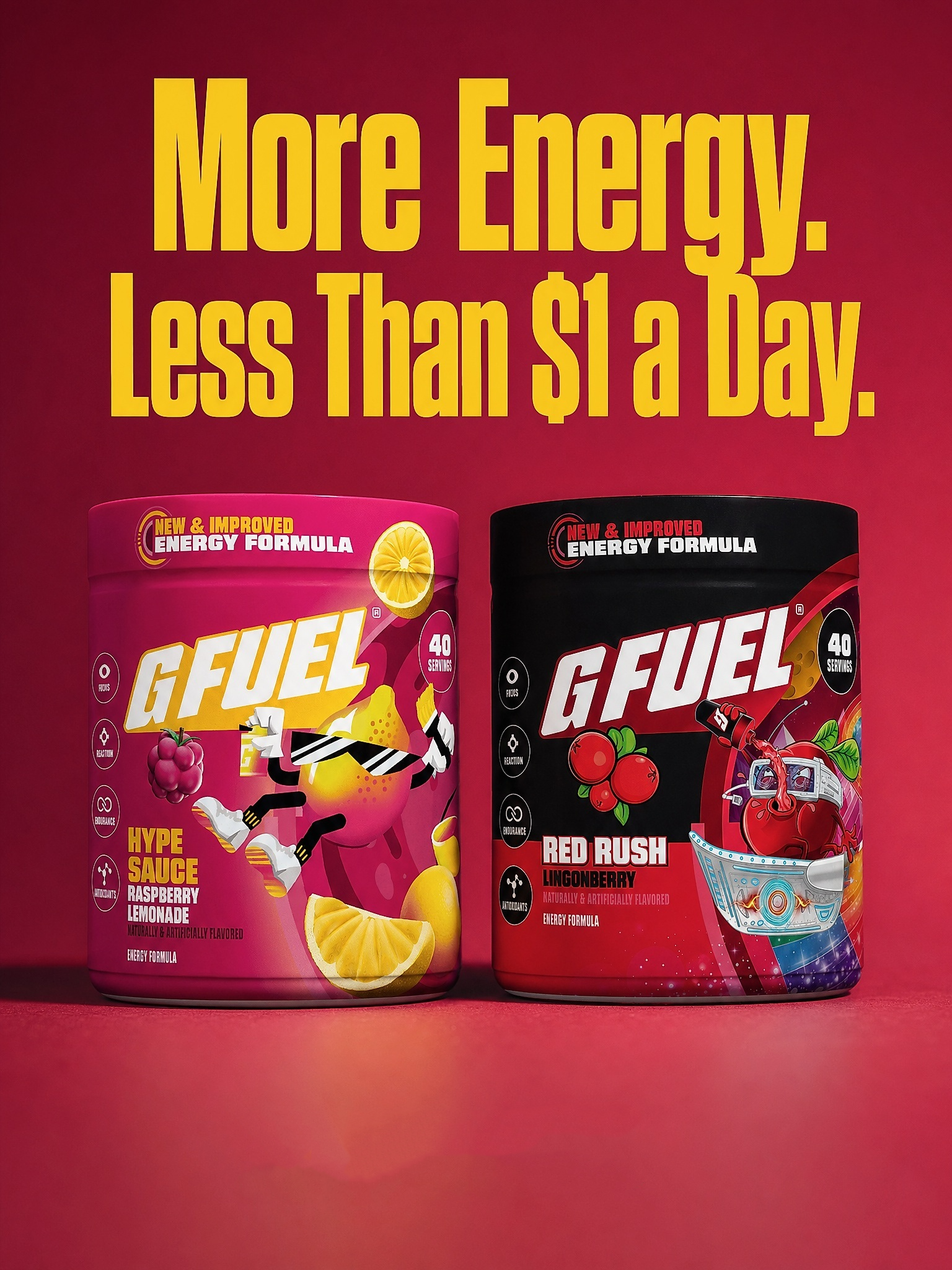 G FUEL Facebook ad