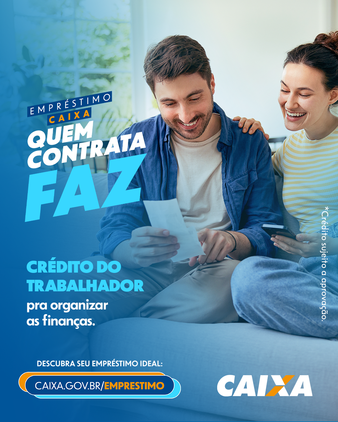 Se liga na Caixa Facebook ad: Empréstimo CAIXA