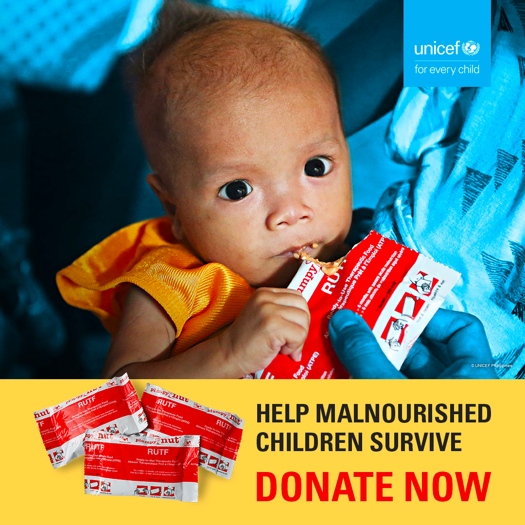 UNICEF Philippines Facebook ad