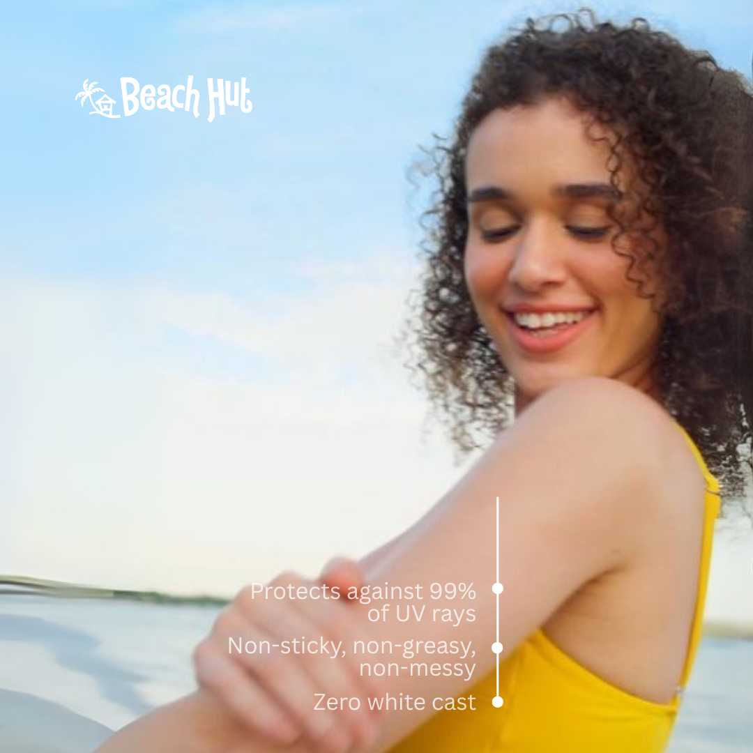 Beach Hut Sunblock Facebook ad