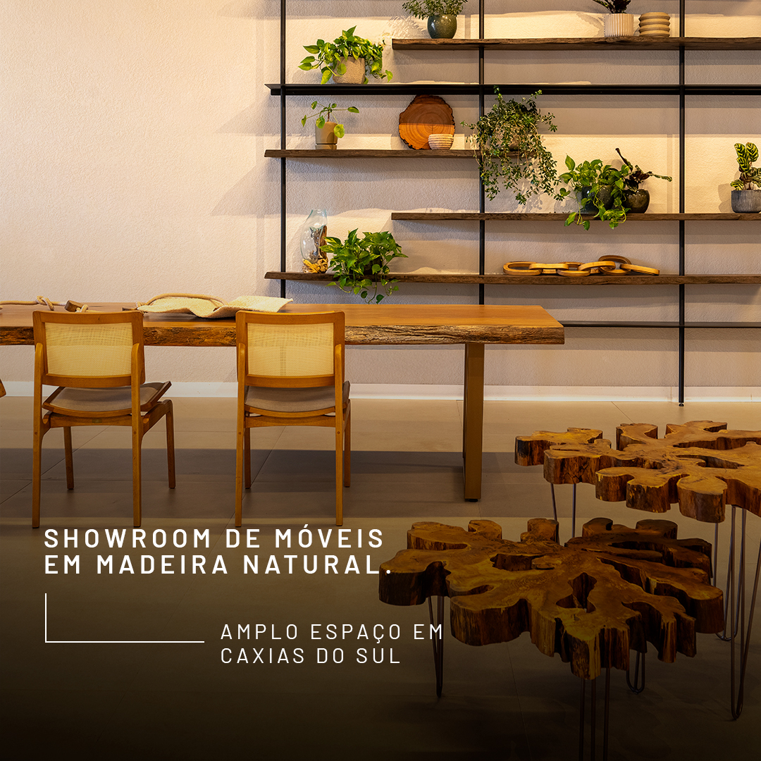 Nogalí Móveis em Madeira Facebook ad: Madeira natural exige presença.
