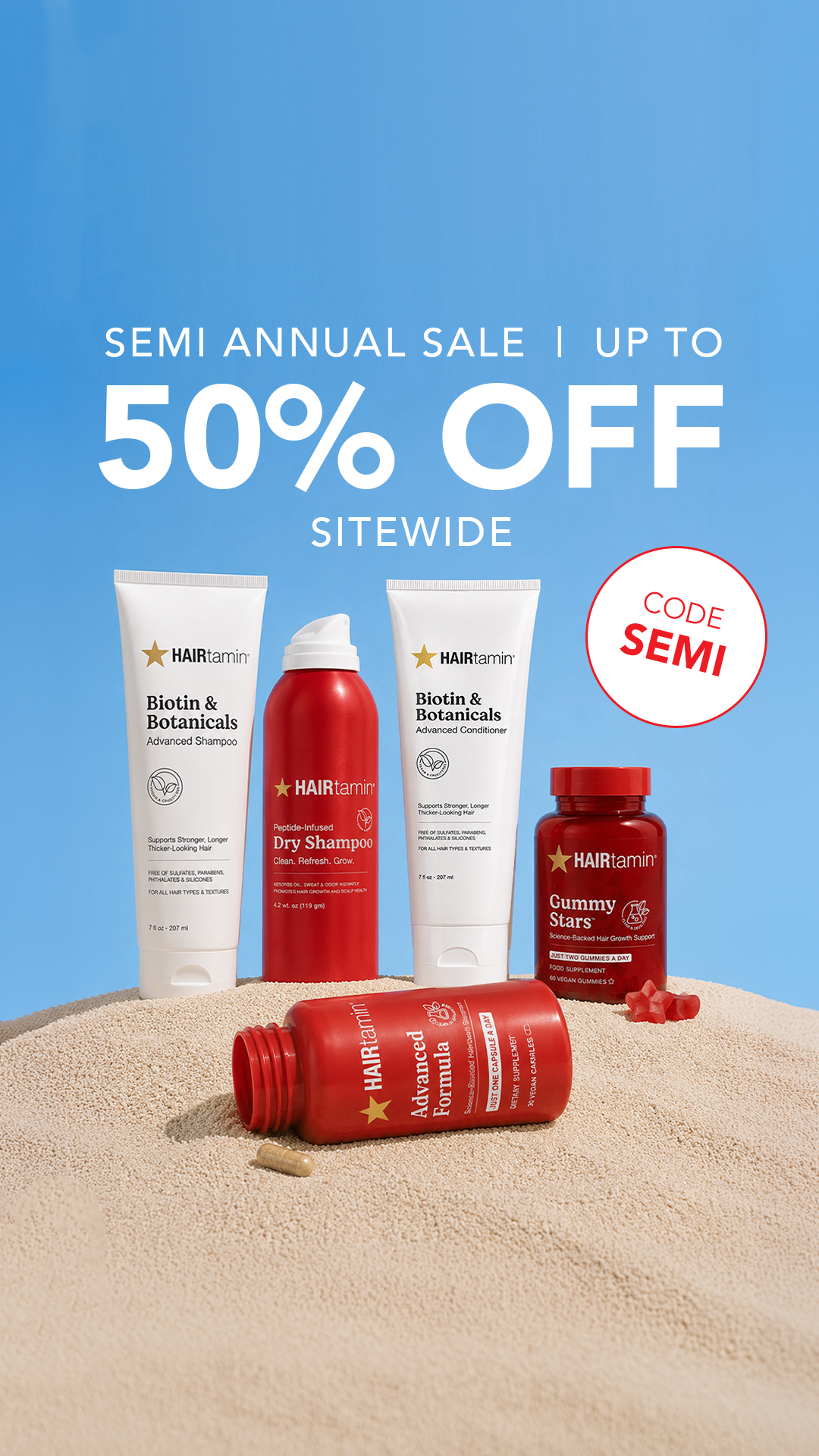 HAIRtamin Facebook ad