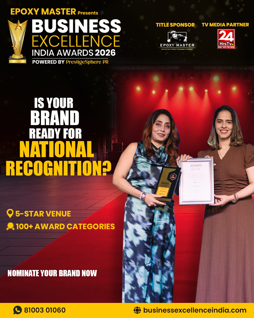 Business Excellence India Facebook ad: Nominate Your Brand for National Recognition - Business…