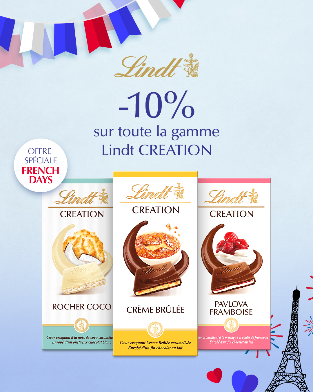 Lindt Facebook ad