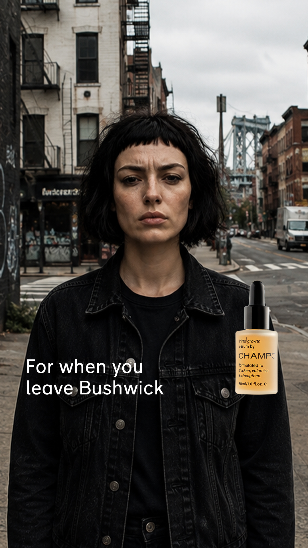Chāmpo Haircare Facebook ad