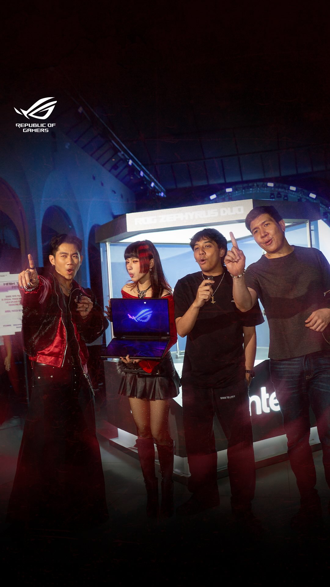 ASUS Republic of Gamers Facebook ad: Proud and happy to be part of yang…