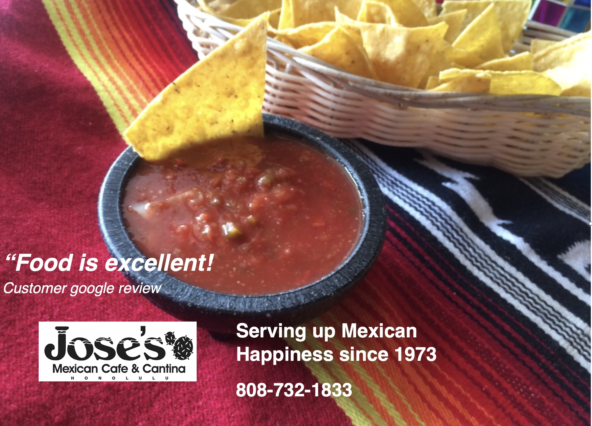 Jose's Mexican Cafe & Cantina Facebook ad from Dec 11, 2024