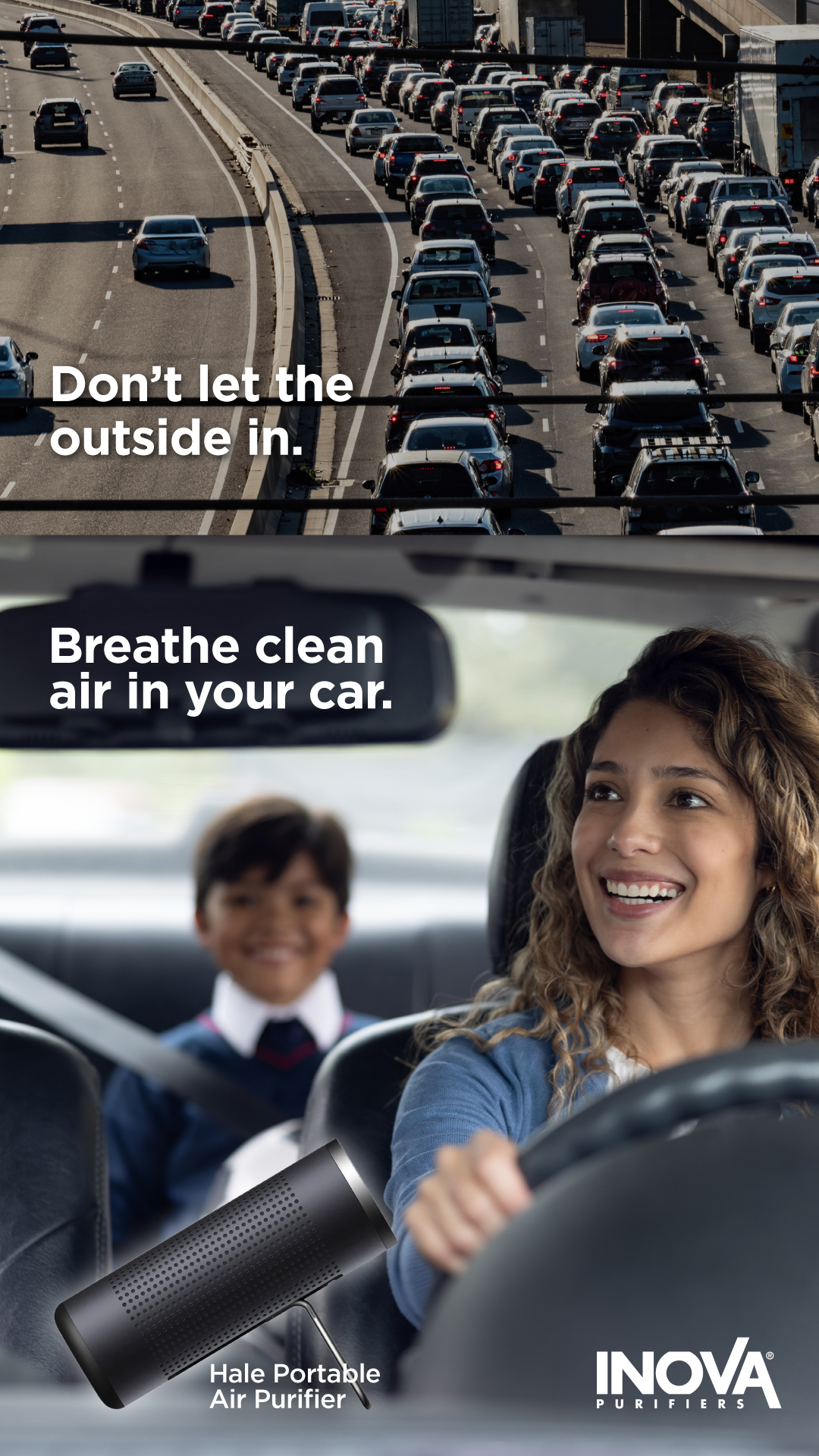 Inova Air Purifiers Facebook ad